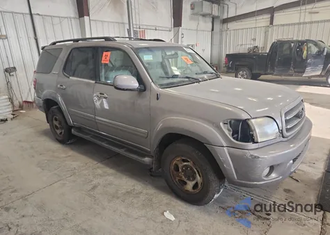 2001 Toyota Sequoia Limited из США, поврежденный, VIN 5TDBT48A91S016460